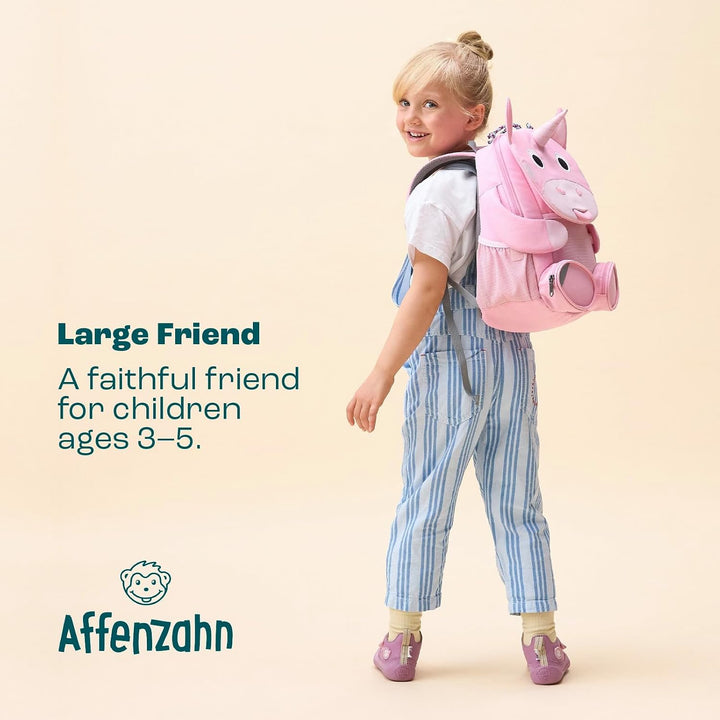 Affenzahn Kinderrucksack Grosser Freund | Kindergartenrucksack für Kinder von 3 bis 5 Jahren mit fun