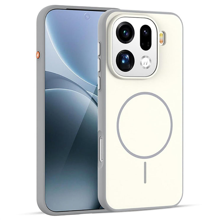GIOPUEY Magnetische Handyhülle für Oppo Find X9 Hülle, Case Kompatibel mit MagSafe, Matte PC Zurück