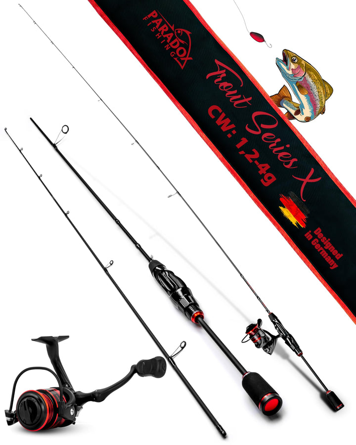 UL-Ruten Set I Trout Series X I 1,85m Wg. 1,2g-4g I Spoon Rute Forellenrute Ultralight Rute – UL Rut