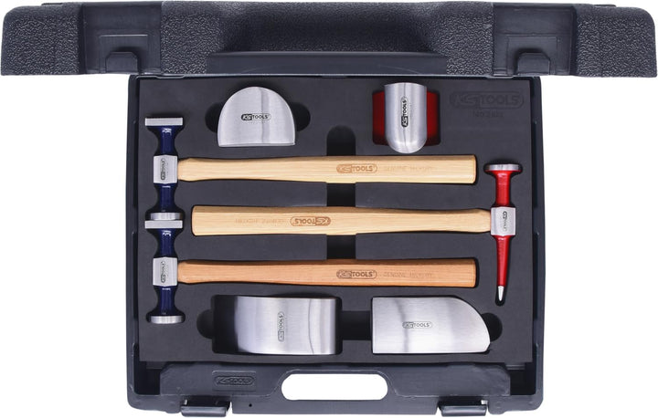 KS Tools 140.2100 Karosserie-Ausbeul-Satz, 7-tlg., Farbe