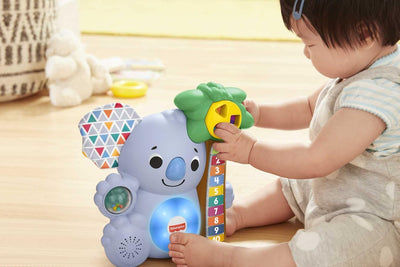 Fisher-Price GRG67 -BlinkiLinkis Koala, musikalisches Lernspielzeug für Babys und Kleinkinder, Babys