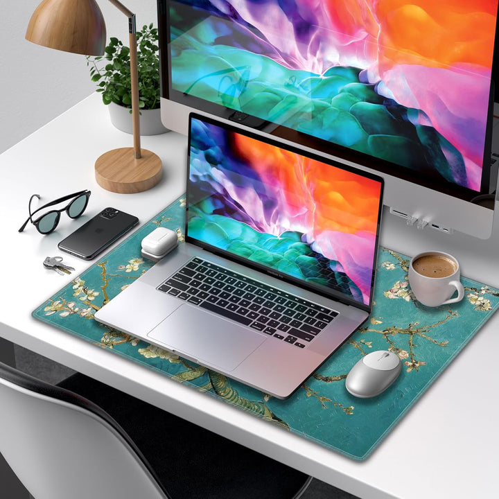 LL-COEUR Grosse Gaming Laptop Mauspad Tastatur Mausmatte Schreibtischunterlage Büro Desk Pad Schreib