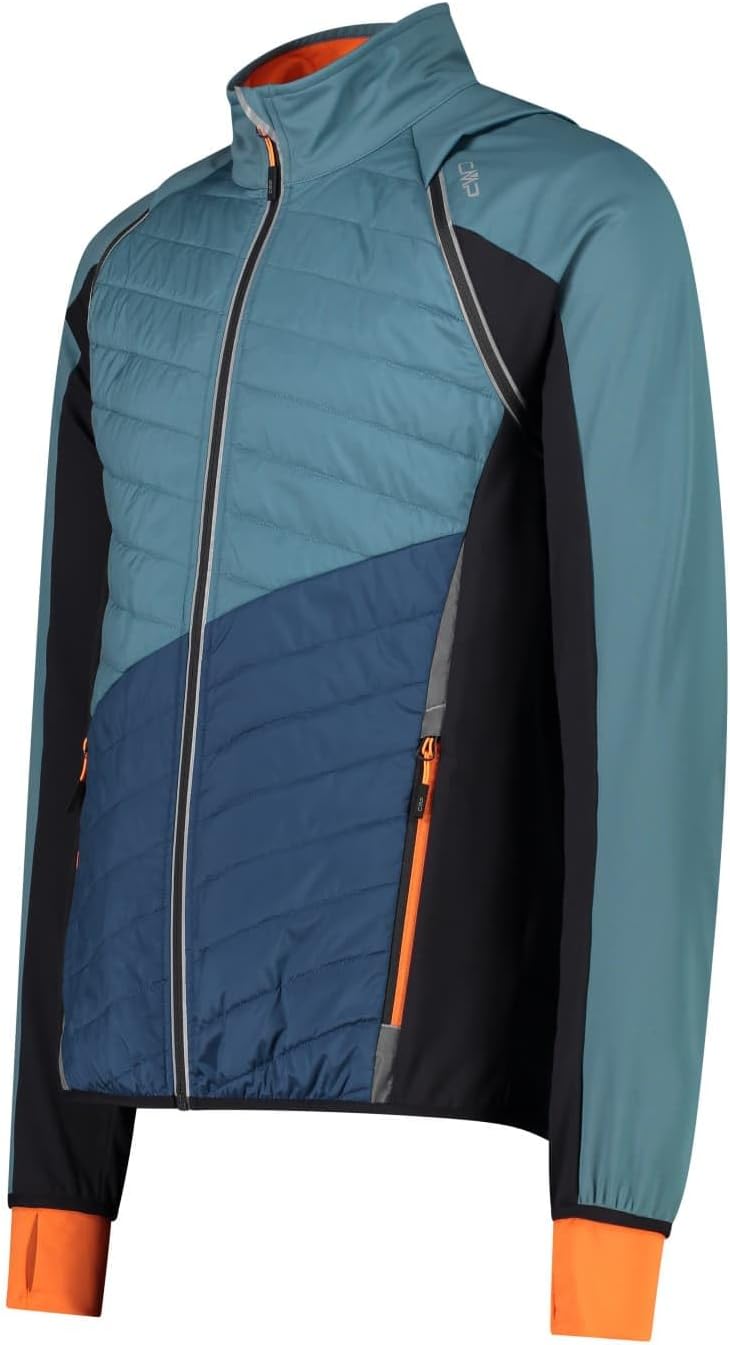 CMP Damen Gilet Softshell Waterproof Weste 50 hydro-bluesteel, 50 hydro-bluesteel