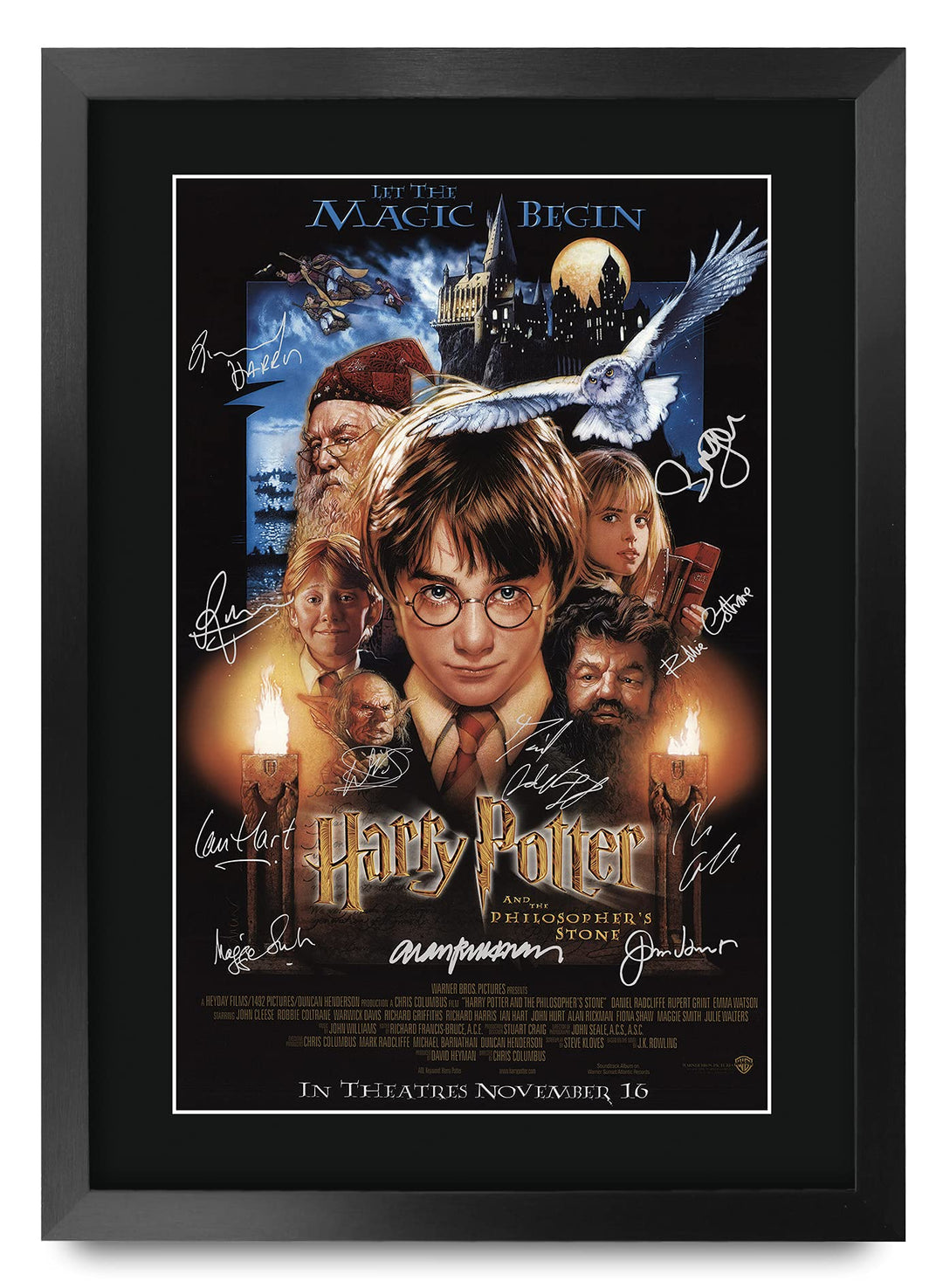 HWC Trading Stein der Weisen Harry Potter Die Darsteller Daniel Radcliffe Emma Watson Rupert Grint G