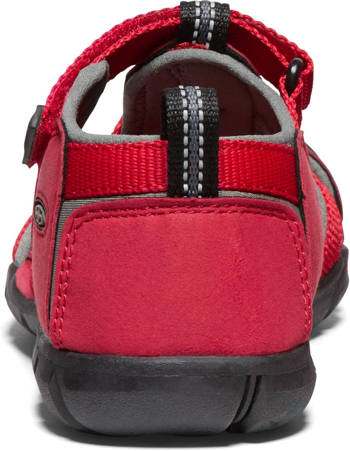 KEEN Unisex Kinder Seacamp 2 CNX Closed Toe Sandalen 19 EU Racing Red Gargoyle, 19 EU Racing Red Gar