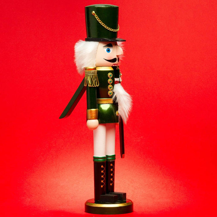 SIKORA NK-I Deko Nussknacker Figur aus Holz Verschiedene Motive 3 Grössen, Grösse:Höhe ca. 38 cm, Fa