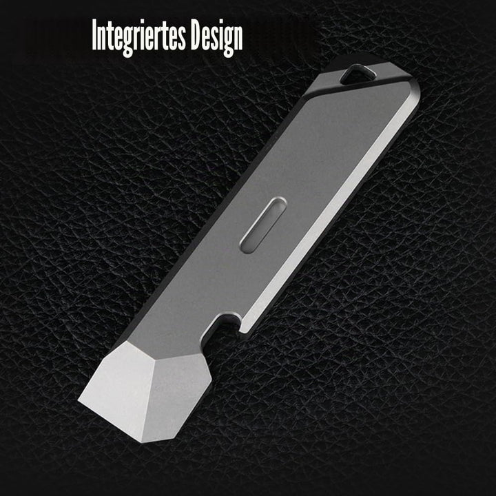 Mini Hebelstange, Multitool Hebelstange aus Titanlegierung mit Flaschenöffner Funktion EDC Gear Schl