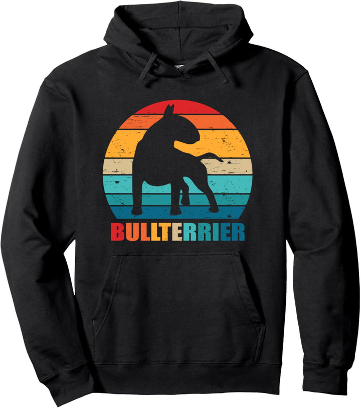 Bullterrier Hunde Pullover Hoodie