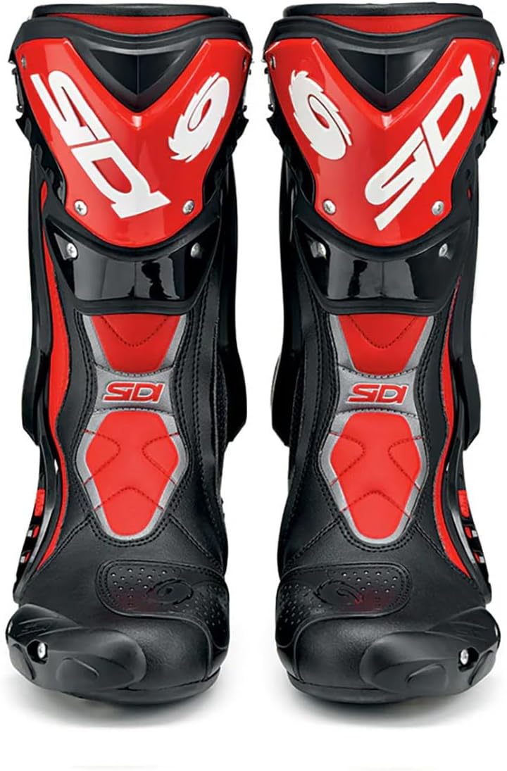 Sidi ST Motorradstiefel Schwarz Rot 41 EU, Schwarz Rot 41 EU