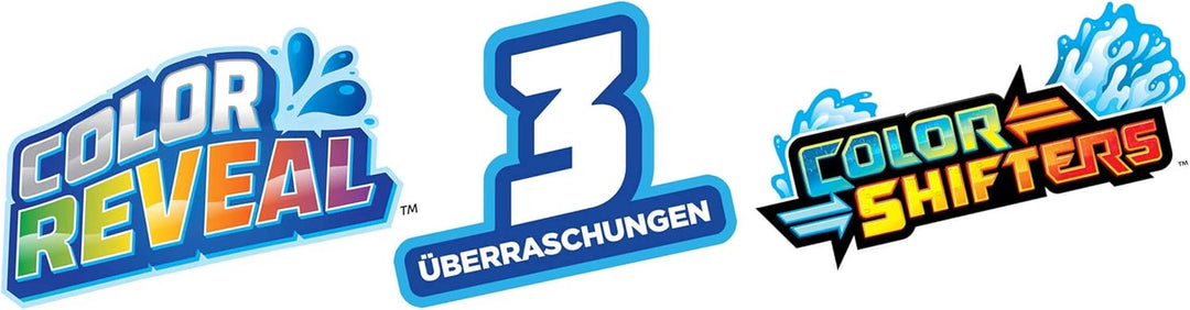 Hot Wheels GYP13 - 2er-Pack Fahrzeuge (Massstab 1:64), Farbwechseleffekt & Überraschungseffekt, Tran