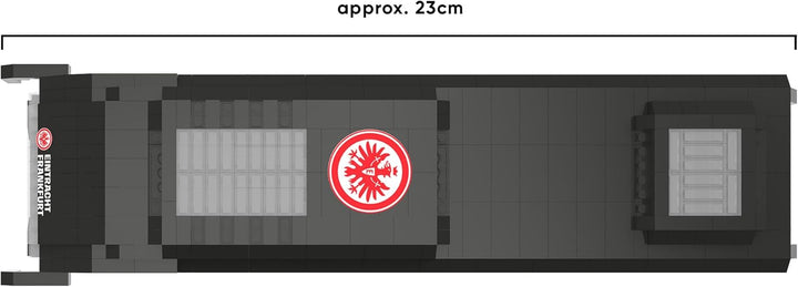 FOCO Offizielles Lizenzprodukt Eintracht Frankfurt FC BRXLZ-Steine 3D-Fussball-Reisebus BAU-Set, Ein