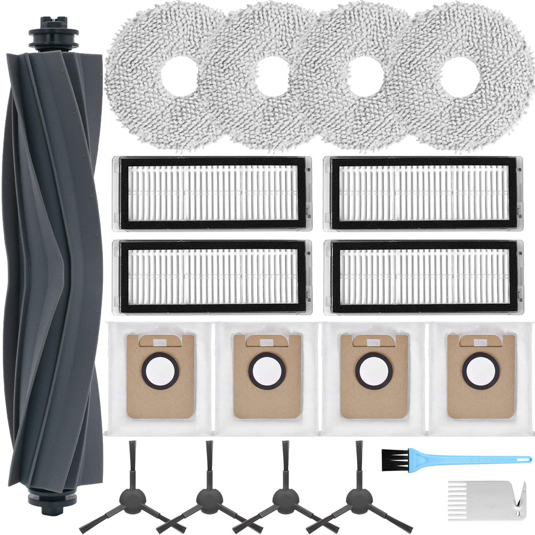 Zubehör für Dreame L20 Ultra, Ersatzteile für Dreame L20 Ultra Complete, 1 Hauptbürste, 4 Filter, 4