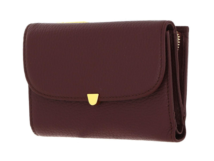 Coccinelle Leder Geldbörse Ida Flap Wallet Carruba braun, Carruba
