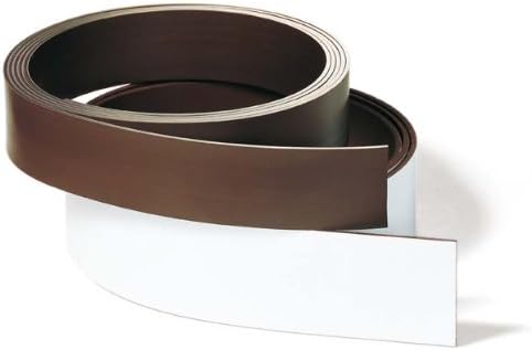 Franken GmbH LS15 - Lagerschilder/ magnetische Rollenware, 1,5 cm x 10 m, Stärke 0,8 mm, weiss 15 mm