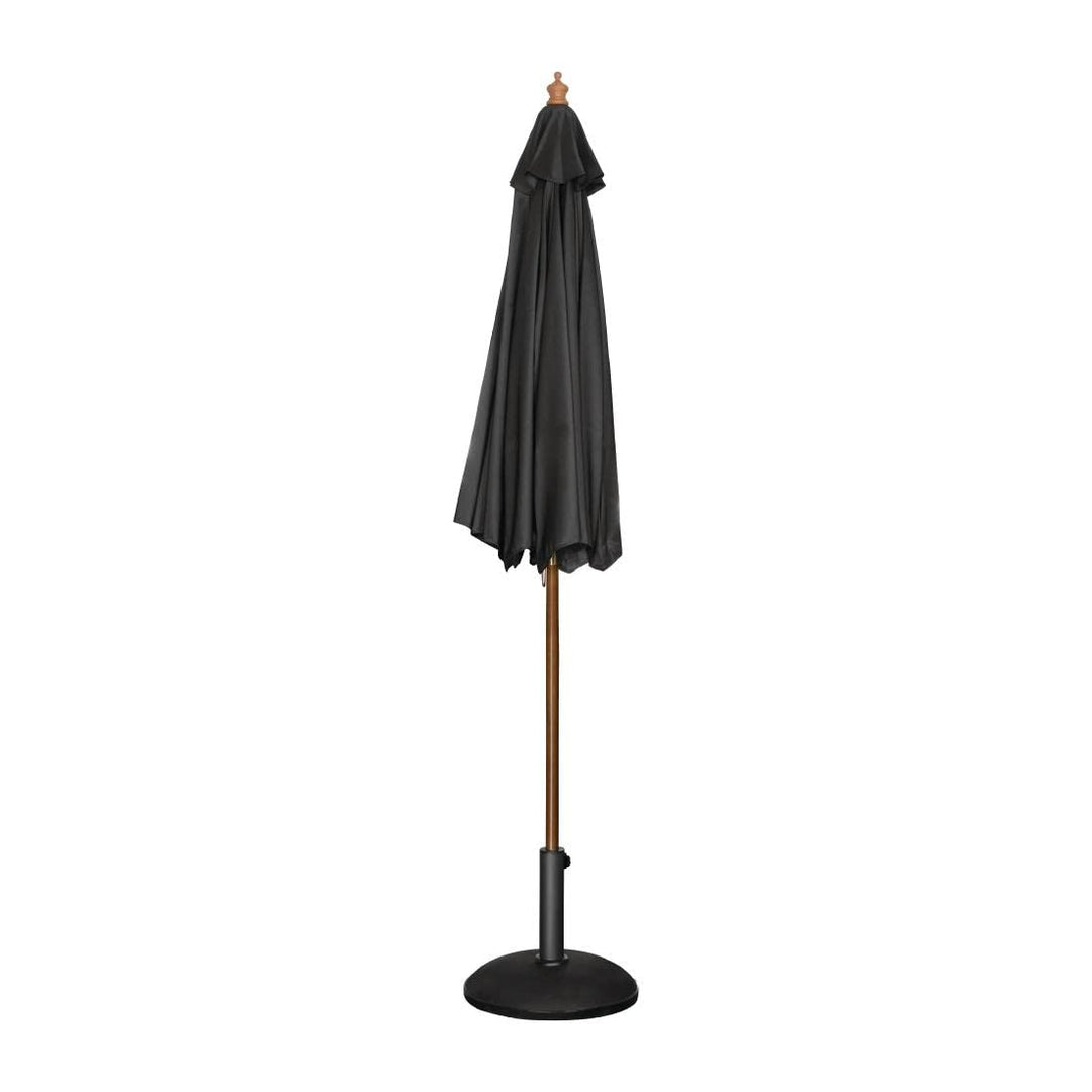 Bolero CB514 Umlenkrolle Sonnenschirm, 2500 mm Durchmesser, schwarz, schwarz