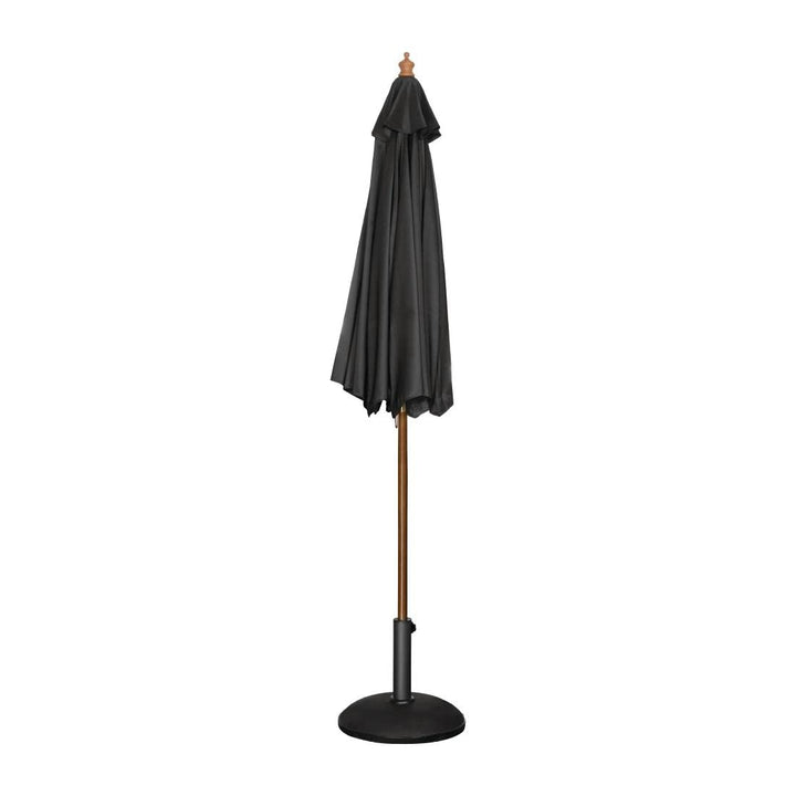 Bolero CB514 Umlenkrolle Sonnenschirm, 2500 mm Durchmesser, schwarz, schwarz