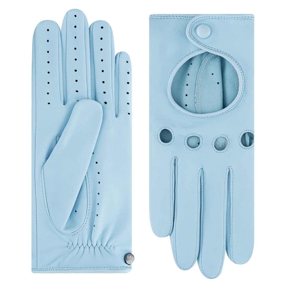 Roeckl Damen Rom Autofahrer Handschuhe 6.5 ciel - hellblau, 6.5 ciel - hellblau