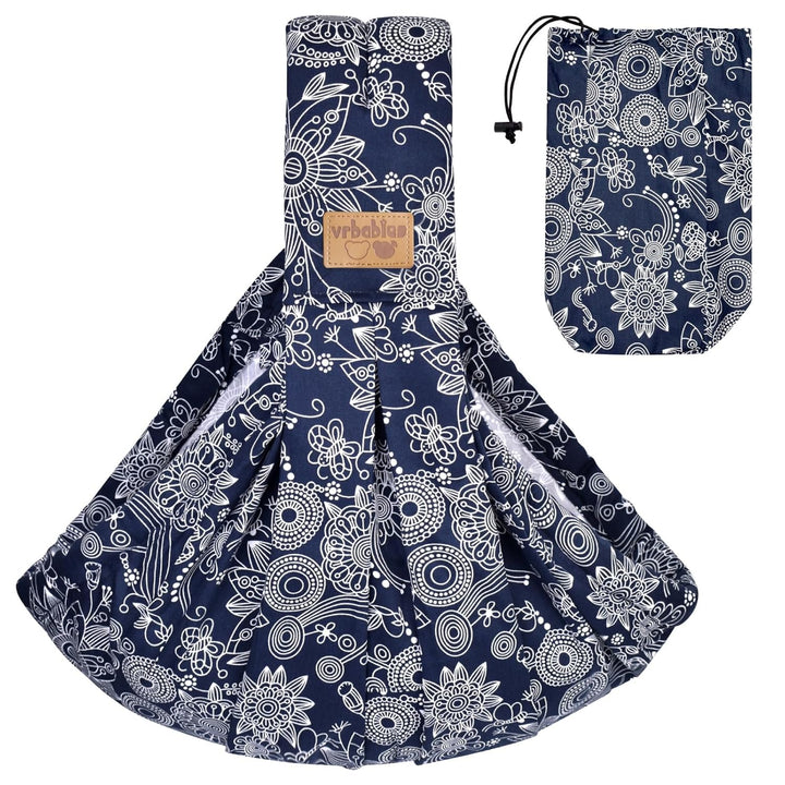 vrbabies Babytrage, Tragetuch Baby-Fronttrage von Neugeborenen bis Kleinkindern, New Upgrade verstel