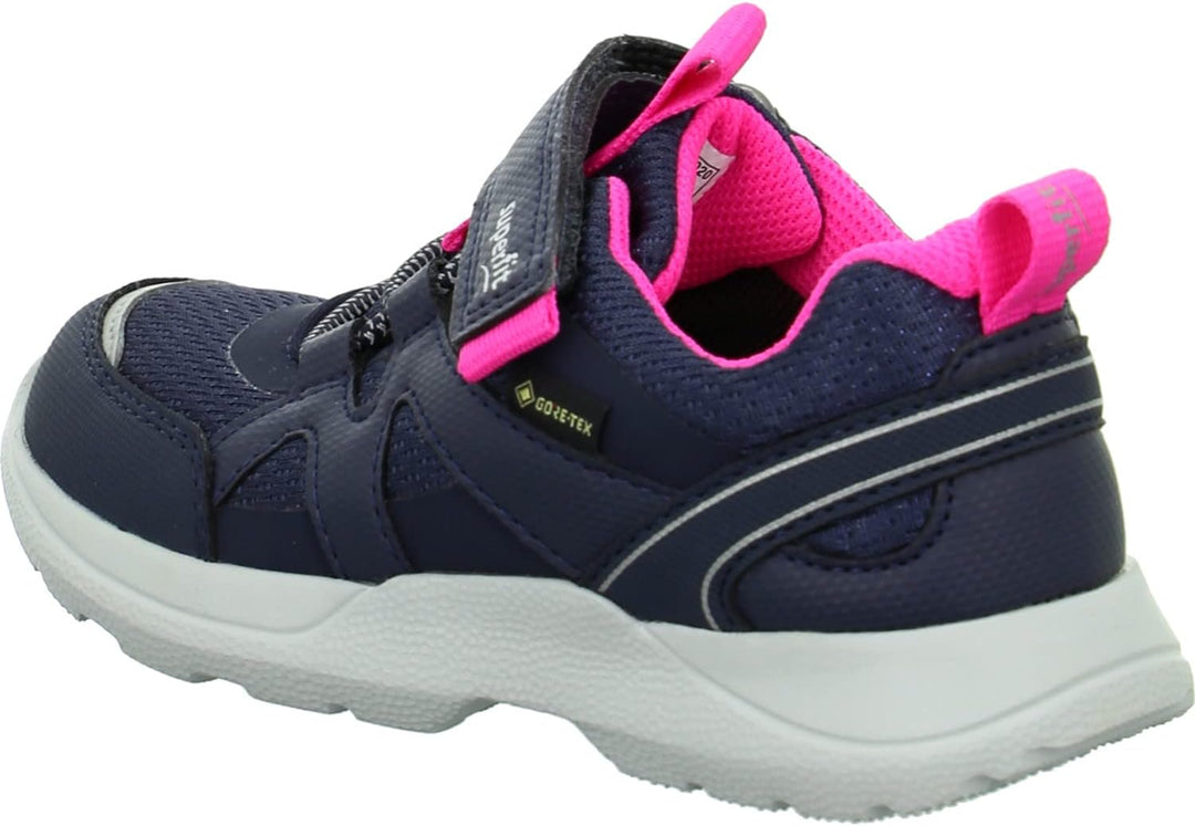 Superfit Mädchen Rush Gore-tex Sneaker 23 EU Blau Pink 8020, 23 EU Blau Pink 8020