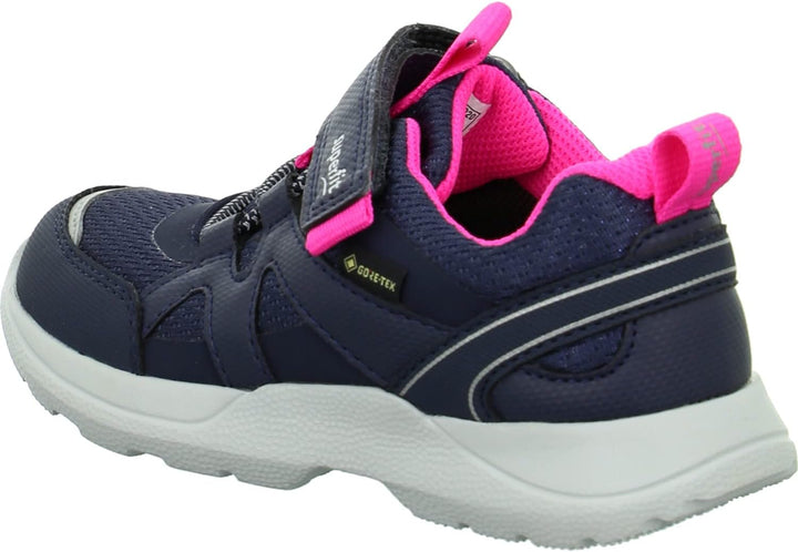 Superfit Mädchen Rush Gore-tex Sneaker 23 EU Blau Pink 8020, 23 EU Blau Pink 8020