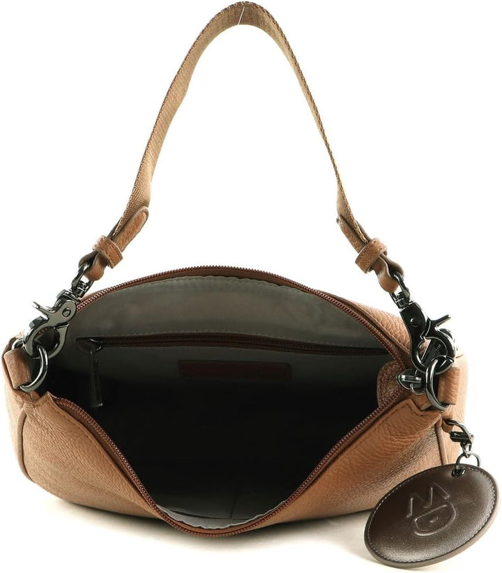 Mandarina Duck Mellow Leather Schultertasche Indian Tan, Indian Tan