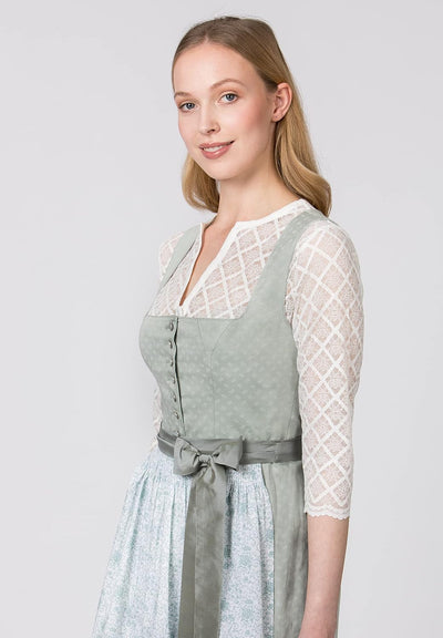 Stockerpoint Damen Dirndl Megan Kleid für besondere Anlässe 32 Salbei, 32 Salbei