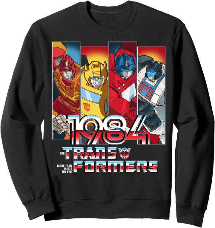 Transformers 1984 Vintage Autobots Panels Sweatshirt