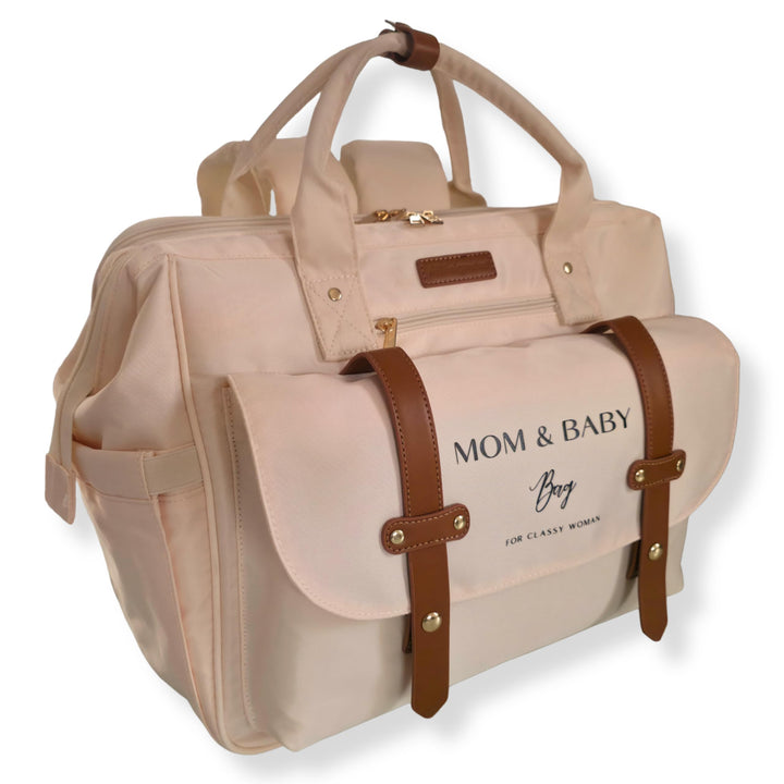 Wickelrucksack für Baby Mädchen &amp; Jungen, MOM&amp;BABY BAG Wickeltasche, Handtasche für Mama &amp; Baby, Was