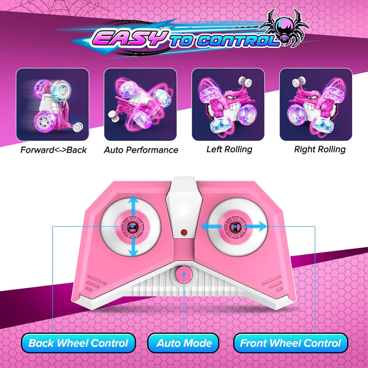 Dreamlandia Ferngesteuertes Auto ab 3-9 Jahre, Geschenk Mädchen 3 4 5 6 7 8 9 10 Jahre Spielzeug ab