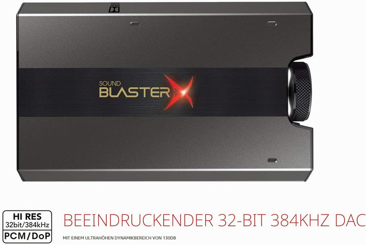 Soundkarte CREATIVE Sound BlasterX G6 7.1 HD extern USB