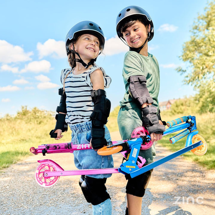 Zinc Unisex Jugend Identity Scooter Adjustable Height Pink, Adjustable Height Pink