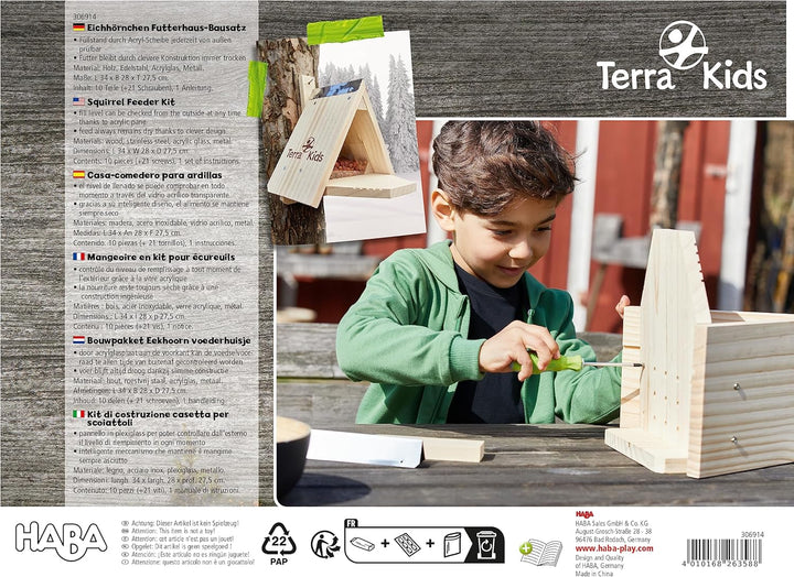 HABA Terra Kids Eichhörnchen Futterhaus-Bausatz