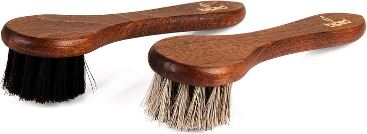 Die Schuhanzieher Schuhputzset Allround 13-teilig mit praktischer Holzkiste 30 x 20 x 14 cm