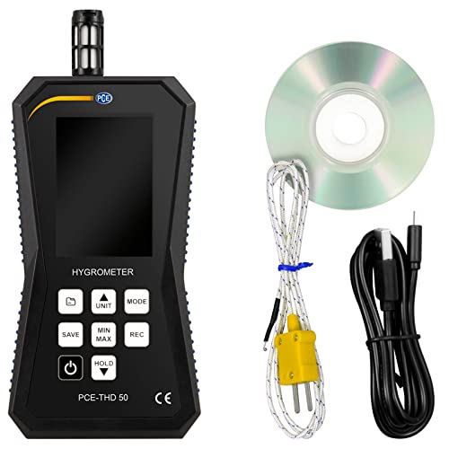 Hygrometer PCE-THD 50 mit Anschluss für Thermoelement Typ-K/Messbereich -20 ... 60 °C