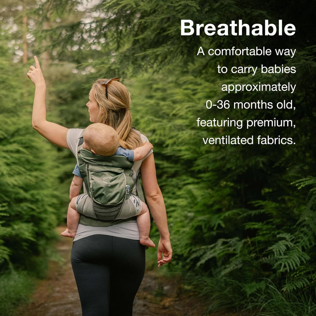 Osprey Poco Soft Carrier (Drei Tragepositionen vom Neugeborenen bis zum Kleinkind | Belüfteter, extr