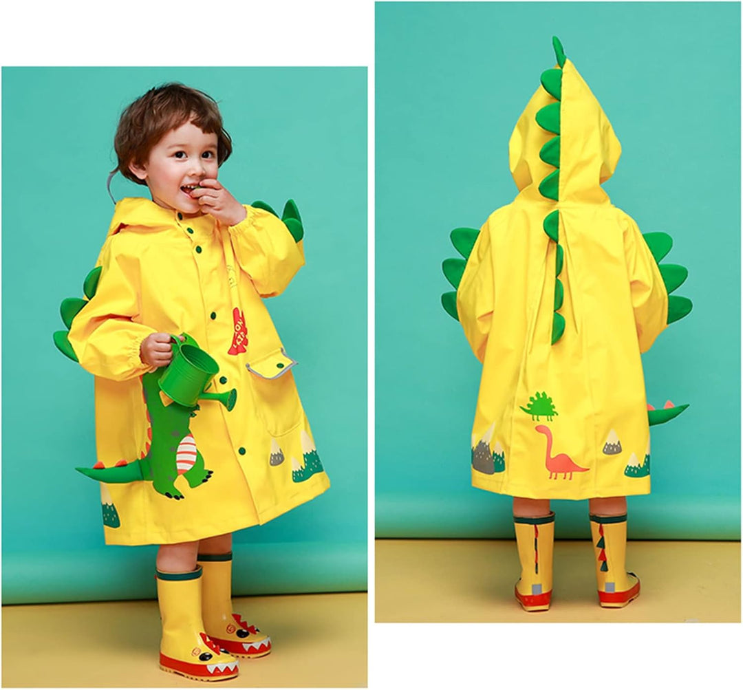Hovkib Kinder Regenponcho Kleinkind Regenmäntel Jungen Mädchen wasserdichte Regenjacken Unisex Regen