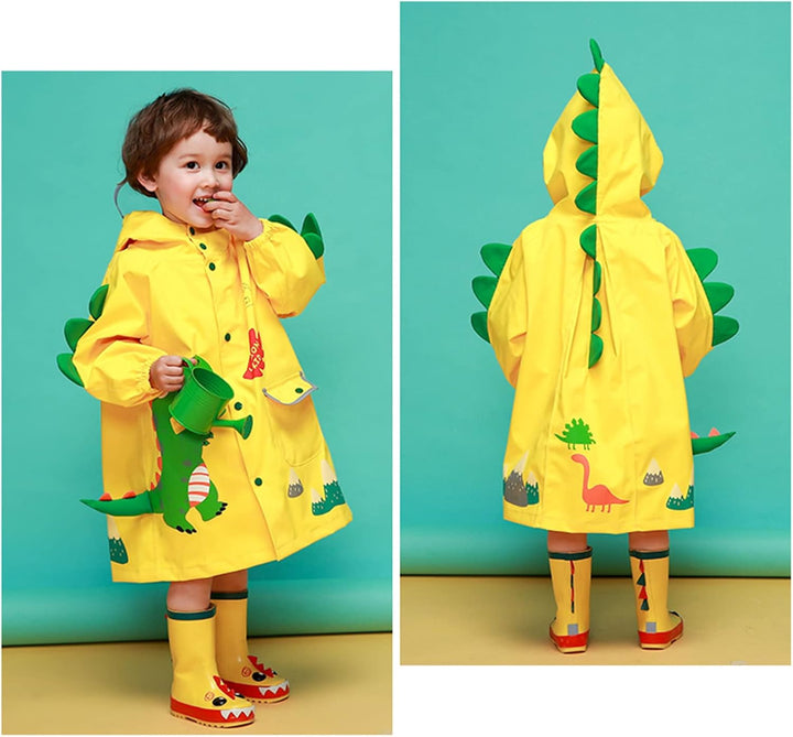 Hovkib Kinder Regenponcho Kleinkind Regenmäntel Jungen Mädchen wasserdichte Regenjacken Unisex Regen