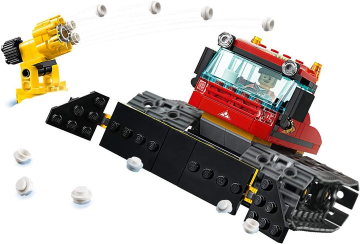 LEGO 60222 City Pistenraupe, Bauspielzeug mit 2 Minifiguren, Winter-Sets für Kinder