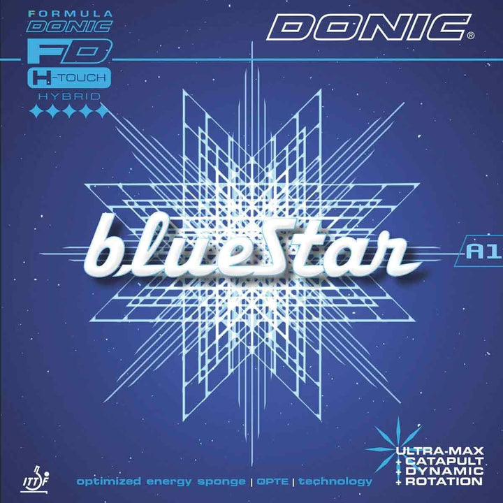 DONIC Belag Bluestar A1 Schwarz 2,3 mm, Schwarz 2,3 mm
