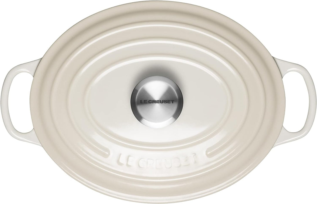 Le Creuset Signature Gusseisen-Bräter mit Deckel, Ø 27 cm, Oval, Für alle Herdarten und Induktion ge