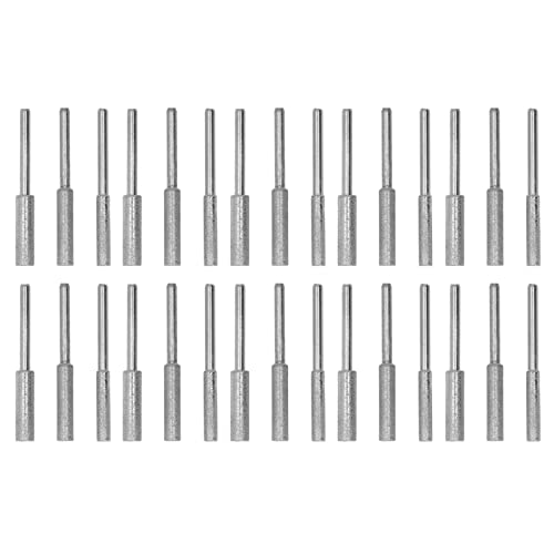 30 Stück Kettensägenschärfer Stein Kettensägenschleifstein mit 4,0 Mm, 4,8 Mm und 5,5 Mm Schmirgelsc