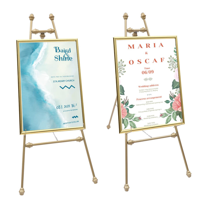2 Stücke Eisen Art Staffelei Stativständer Ölgemälde Staffelei Display Stand Werbung Foto Poster Hal