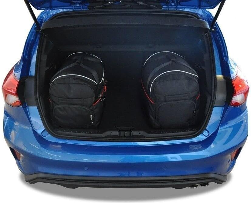 KJUST Dedizierte Reisetaschen 4 stk kompatibel mit FORD FOCUS HATCHBACK IV 2018+