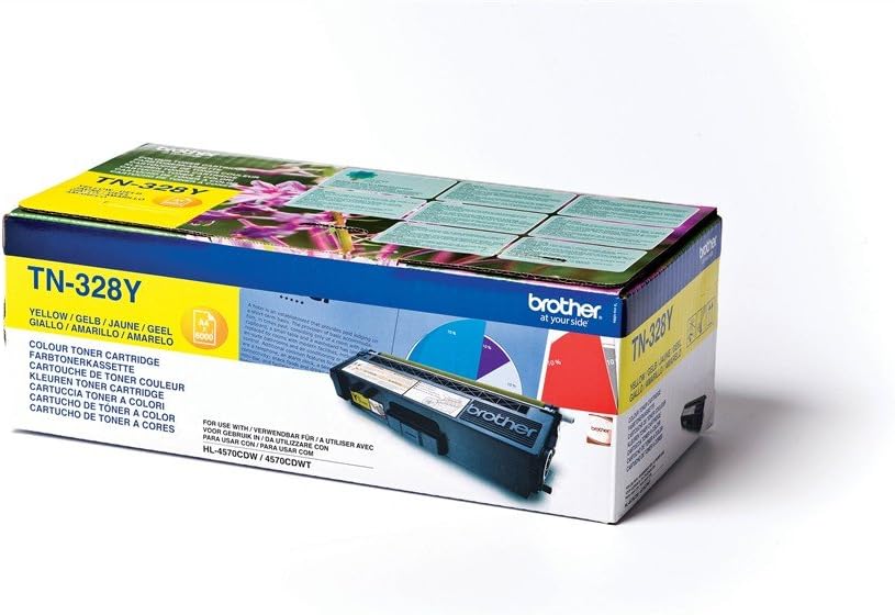 Brother TN328Y Gelb Original Toner Pack of 1