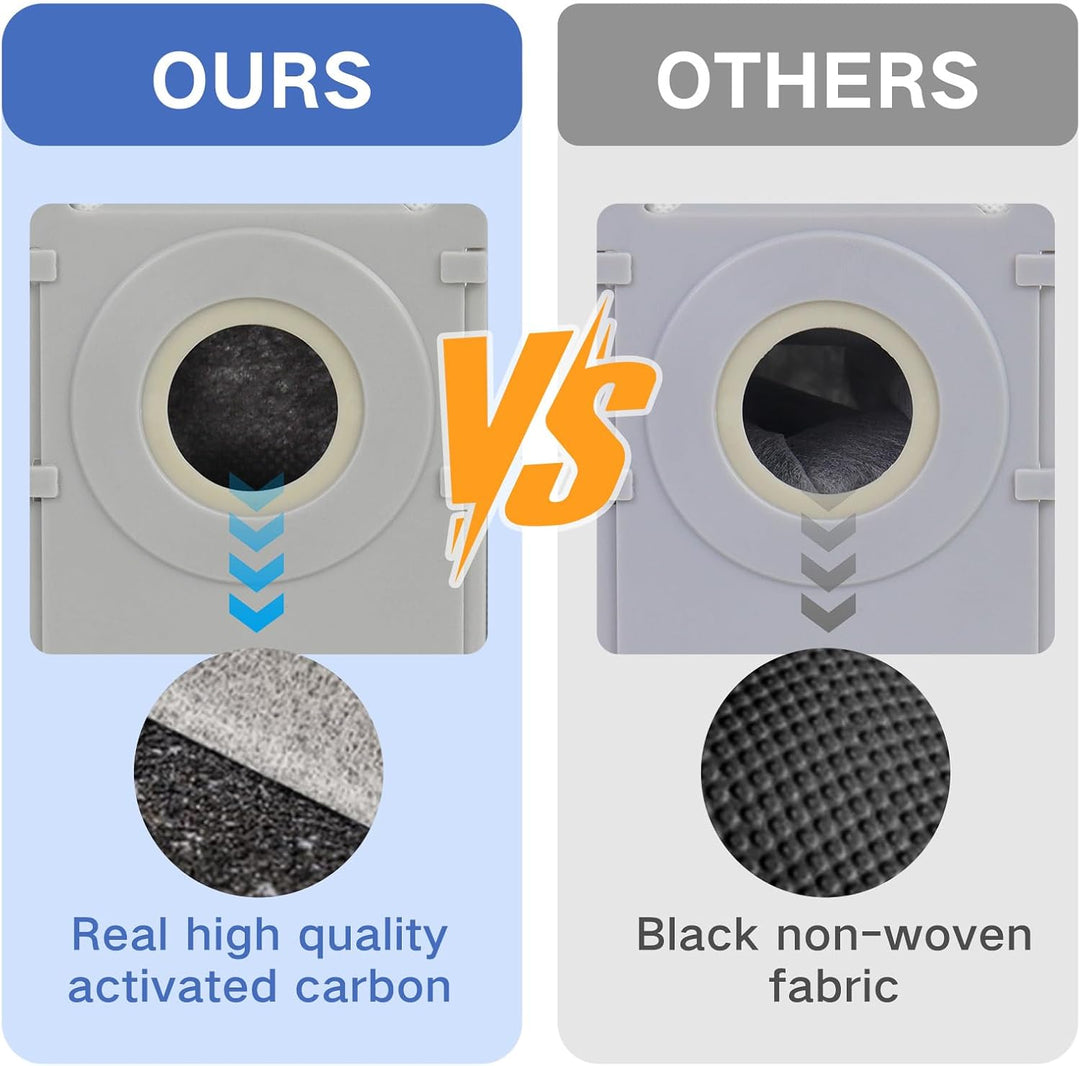12 Stück Staubbeutel für Ecovacs T90 Omni, T90 Pro Omni, X11 Pro Omni, X12 PRO OMNI Saugroboter, Ers