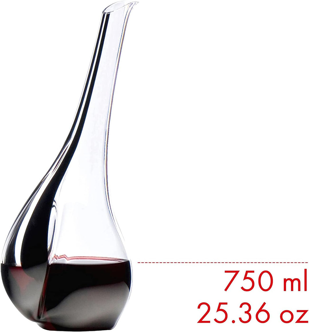 Riedel Weindekanter, Einheitsgrösse, transparent Schwarz Tie Touch, Schwarz Tie Touch