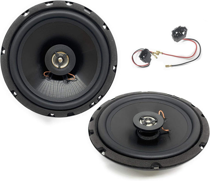 Sound Way - 16,5 cm Lautsprecher Autolautsprecher mit Adaptern Kompatibel mit Mehrmarken Auto