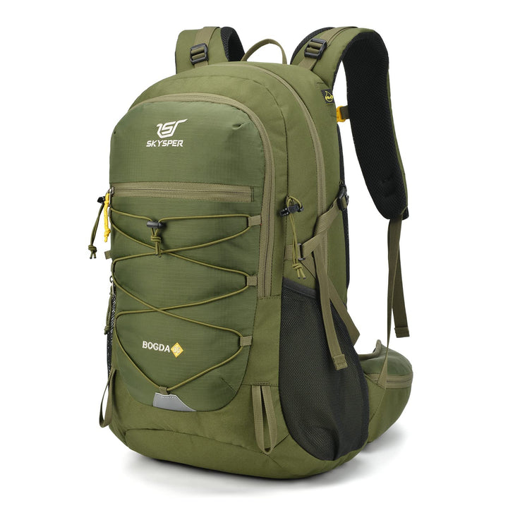 SKYSPER BOGDA 35 Wanderrucksack 35L Camping Backpack mit Rückenbelüftung & Trinksystem Trekkingrucks