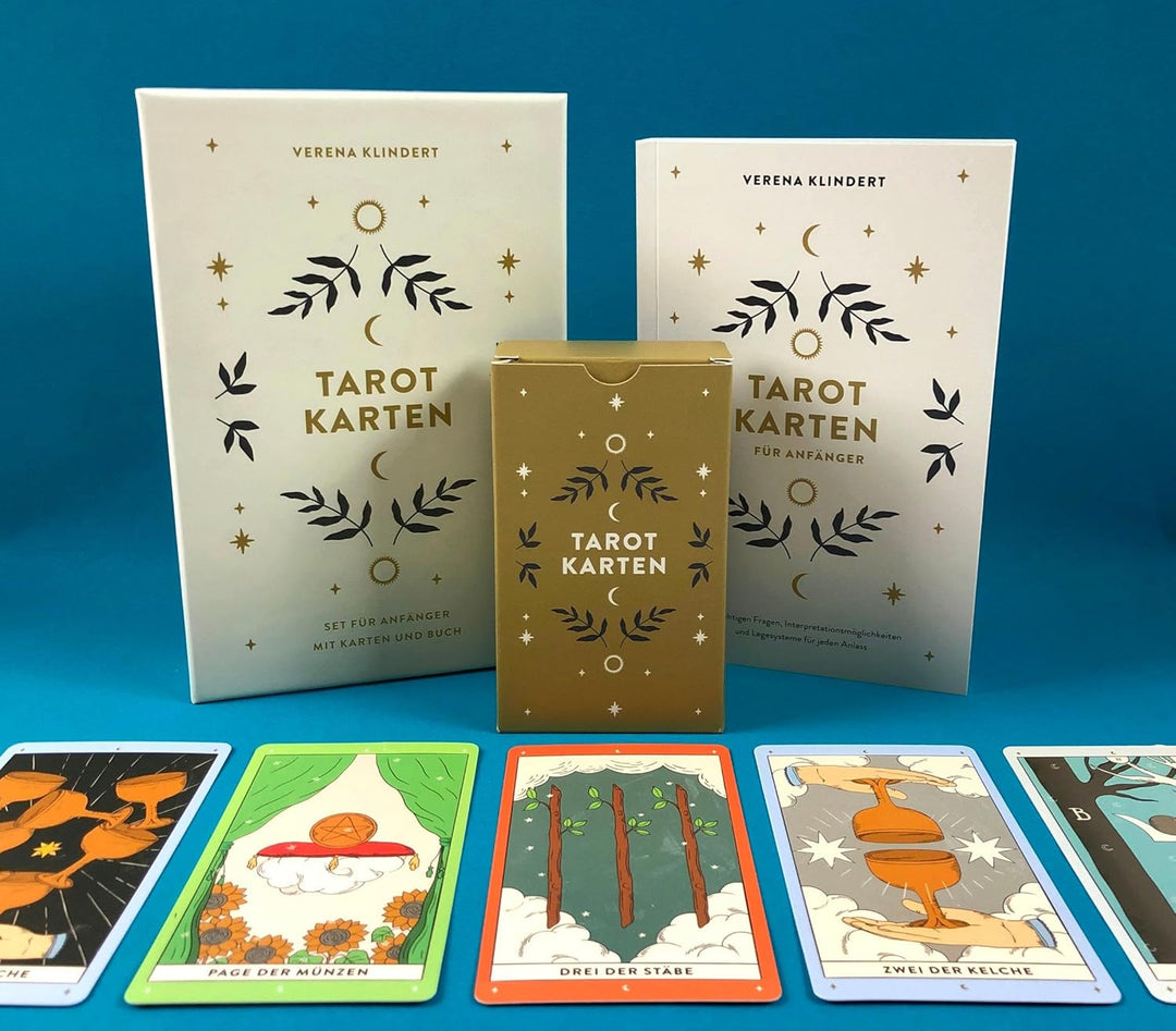 Tarotkarten: Tarotkarten mit Buch, Set für Anfänger: ausführliche Beschreibungen zu Fragen, Karten u
