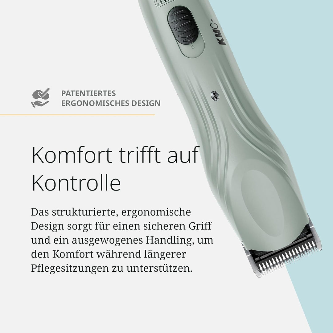 Wahl KMC+ Tierhaarschneider für Haustiere - Bürstenloser Motor, Strukturiertes Gehäuse, Zwei-Geschwi